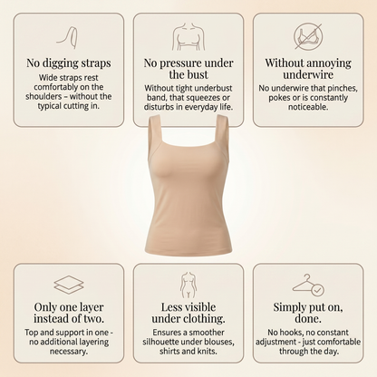 SkinForm Built-In Bra Comfort Shaper Tank