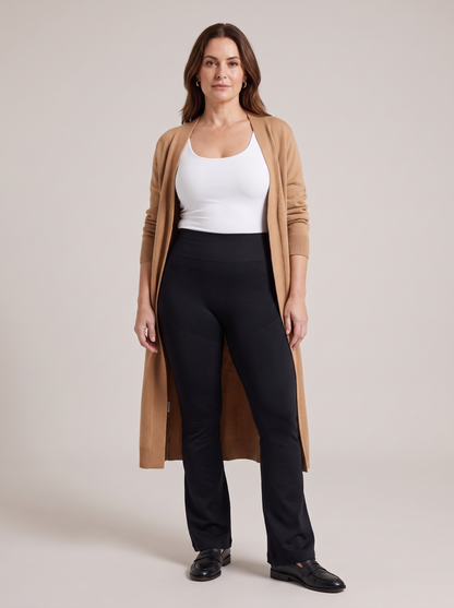Skinform™ Sculpting High Waist Flare Leggings Night Black