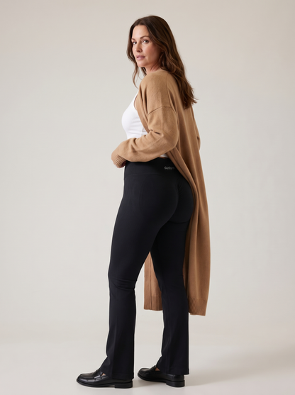 Skinform™ Sculpting High Waist Flare Leggings Night Black