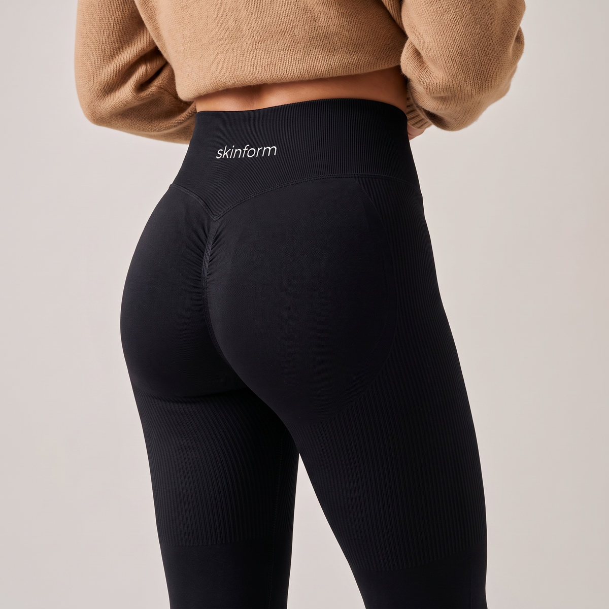 Skinform™ Sculpting High Waist Flare Leggings Night Black